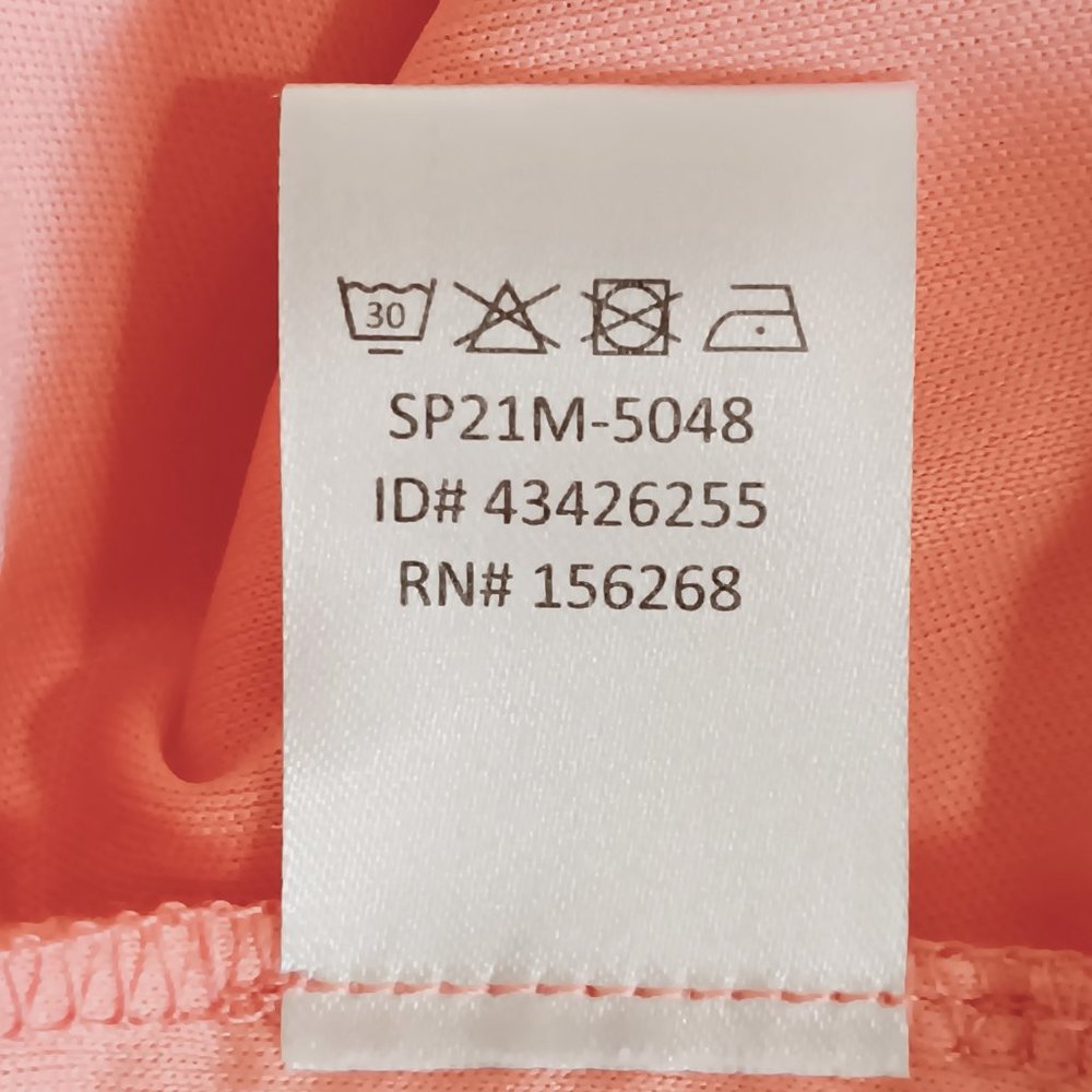 Calligraphie Women's Coral Swiss Dot Lace Trim High Neck Sleeveless Top Size L - Picture 12 of 15